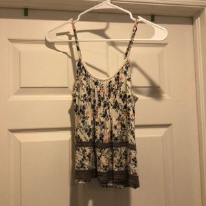 Floral tank top